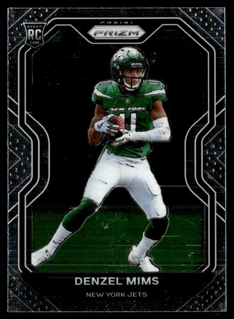 Denzel Mims trading card