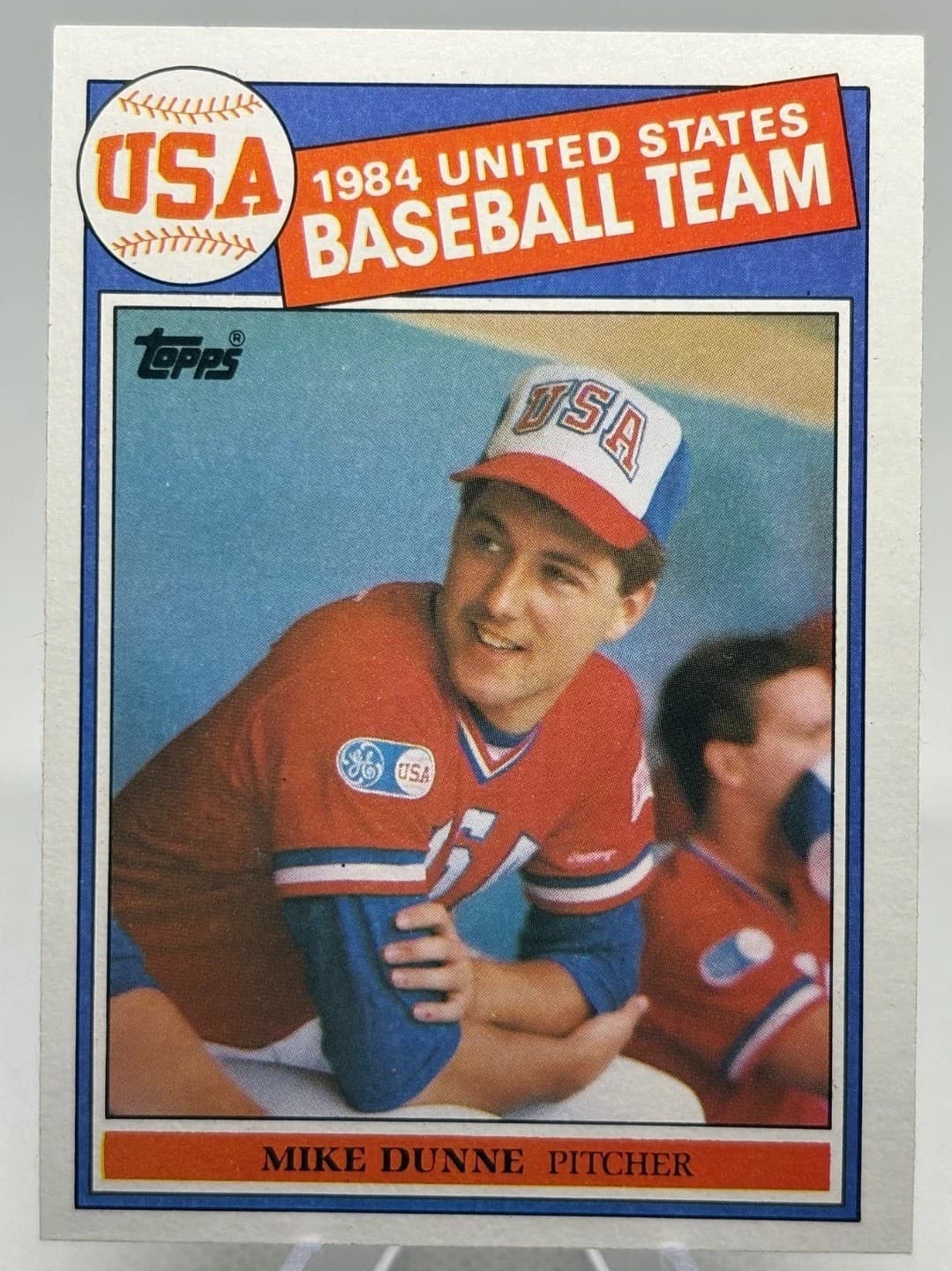 Mike Dunne trading card