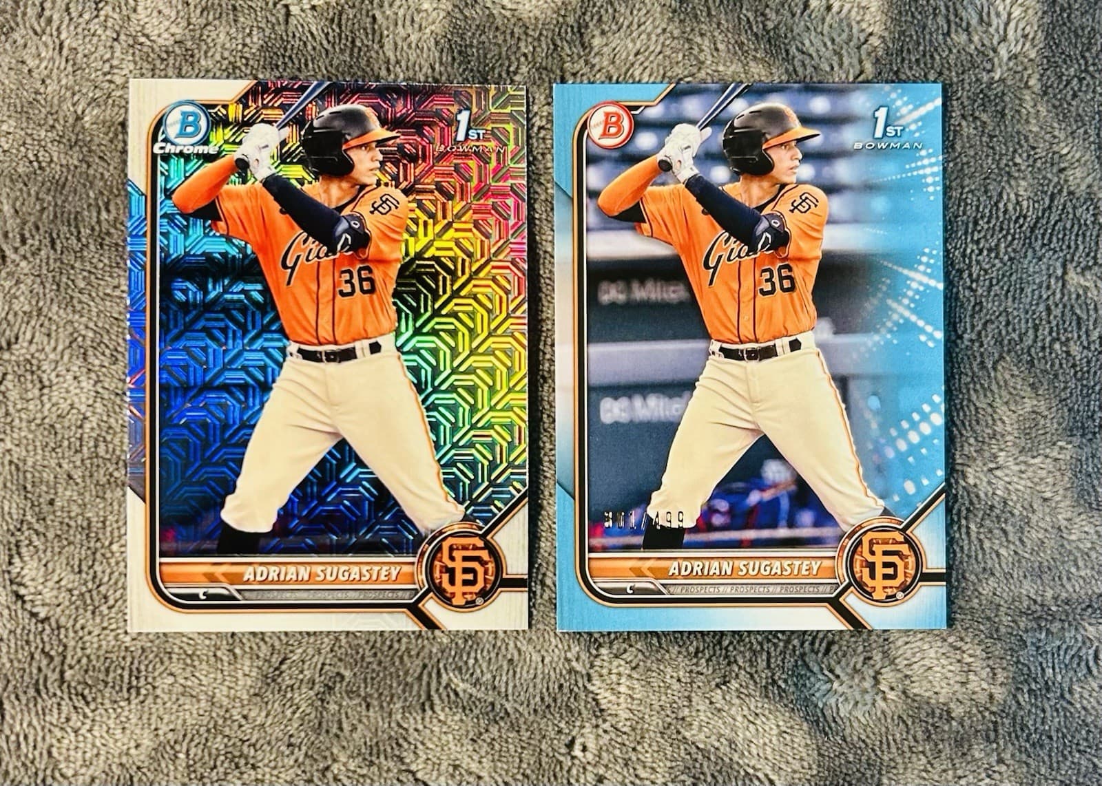 Adrian Sugastey trading card