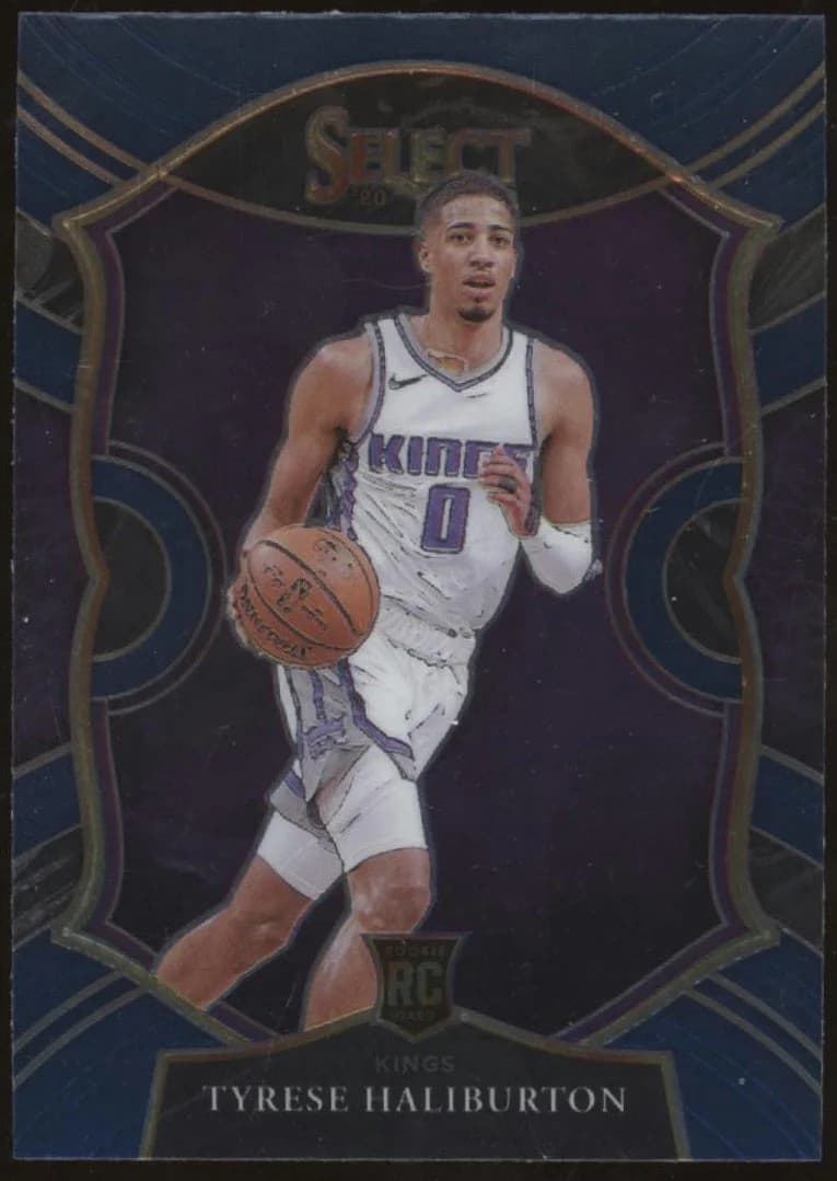Tyrese Haliburton 2020 panini Select Concourse Blue Retail