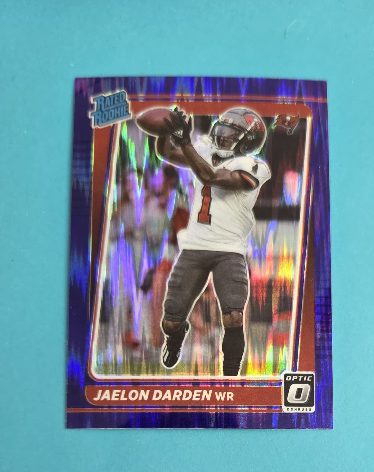 Jaelon Darden 2021 panini Donruss Optic