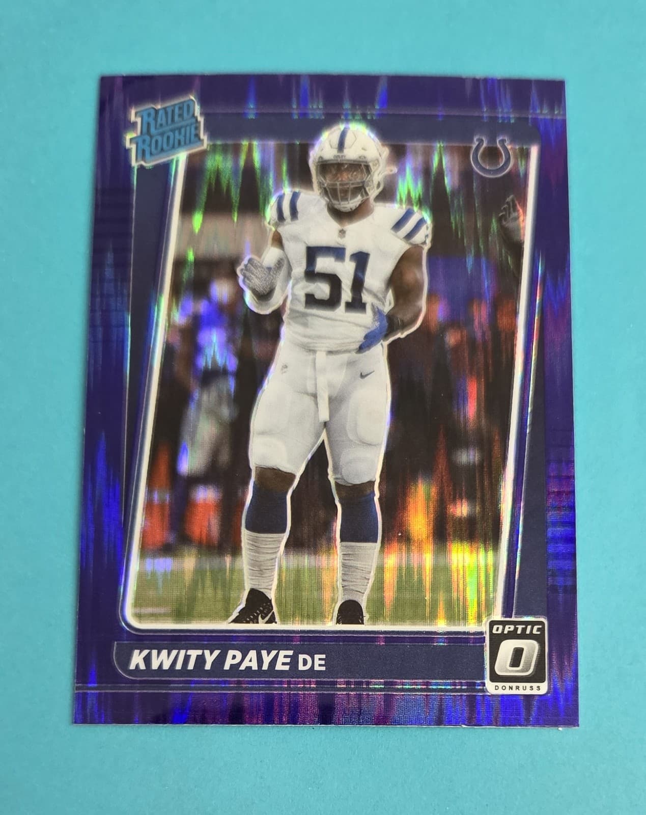 Kwity Paye 2021 panini Donruss Optic