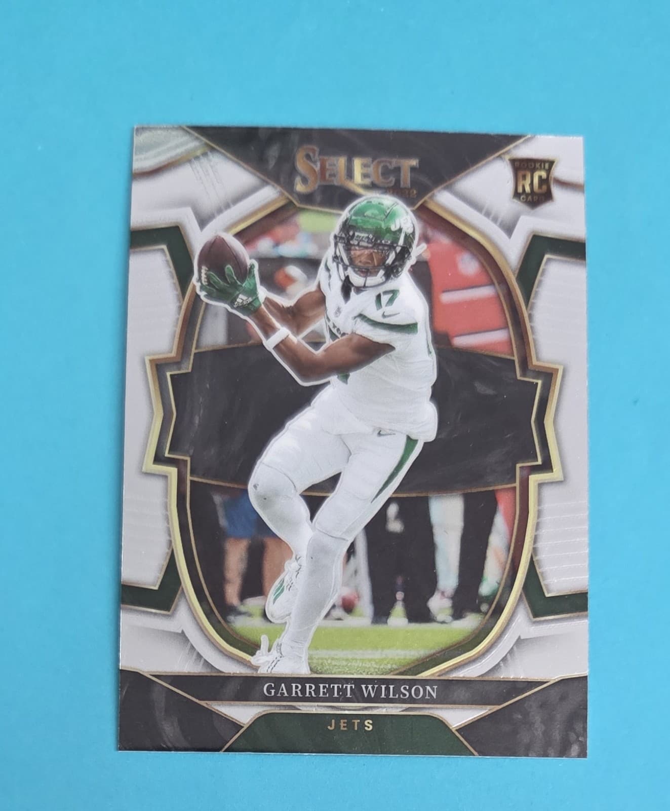 Garrett Wilson 2022 panini Select Concourse Zebra