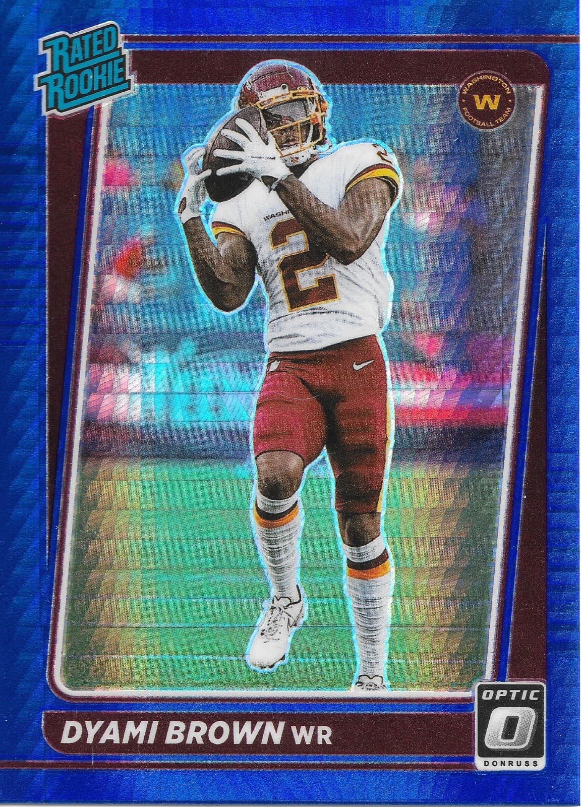 Dyami Brown 2021 panini Donruss Optic