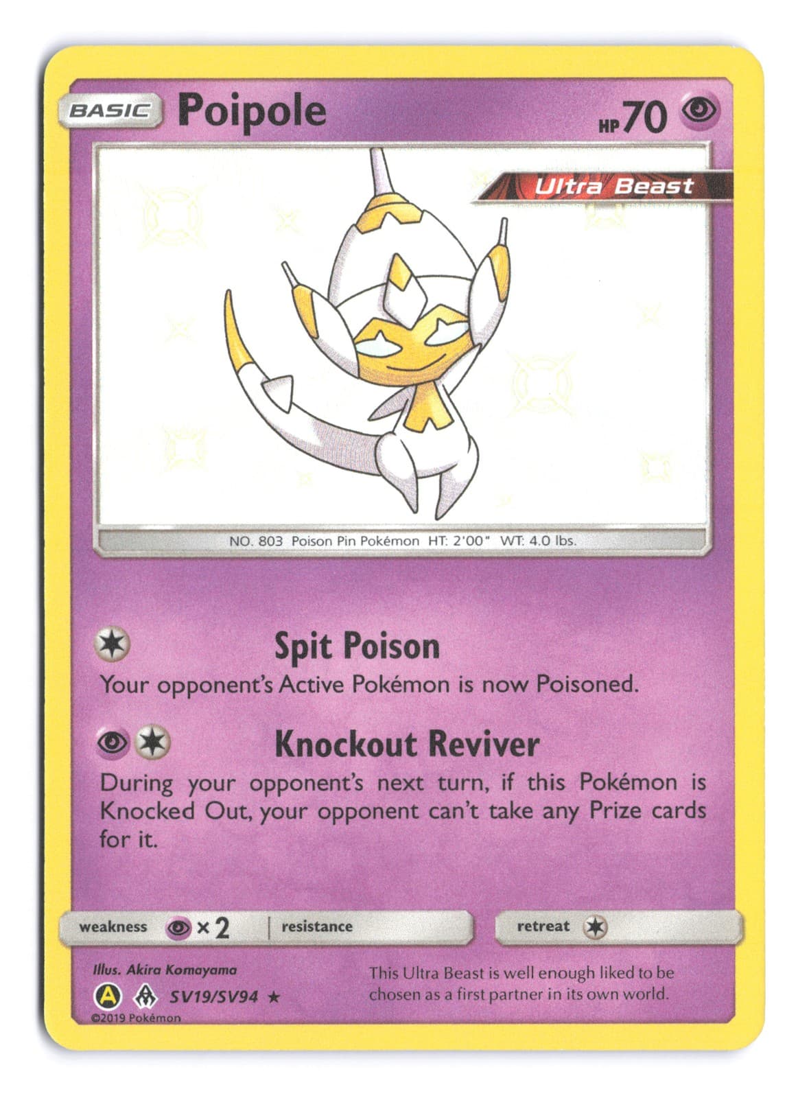 Poipole trading card