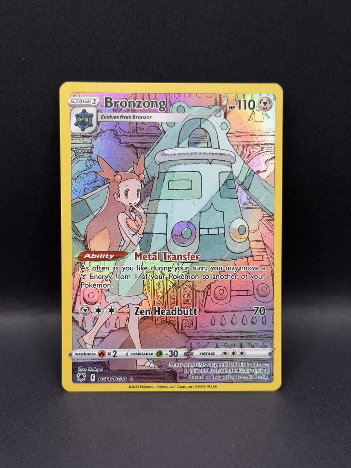 Bronzong trading card