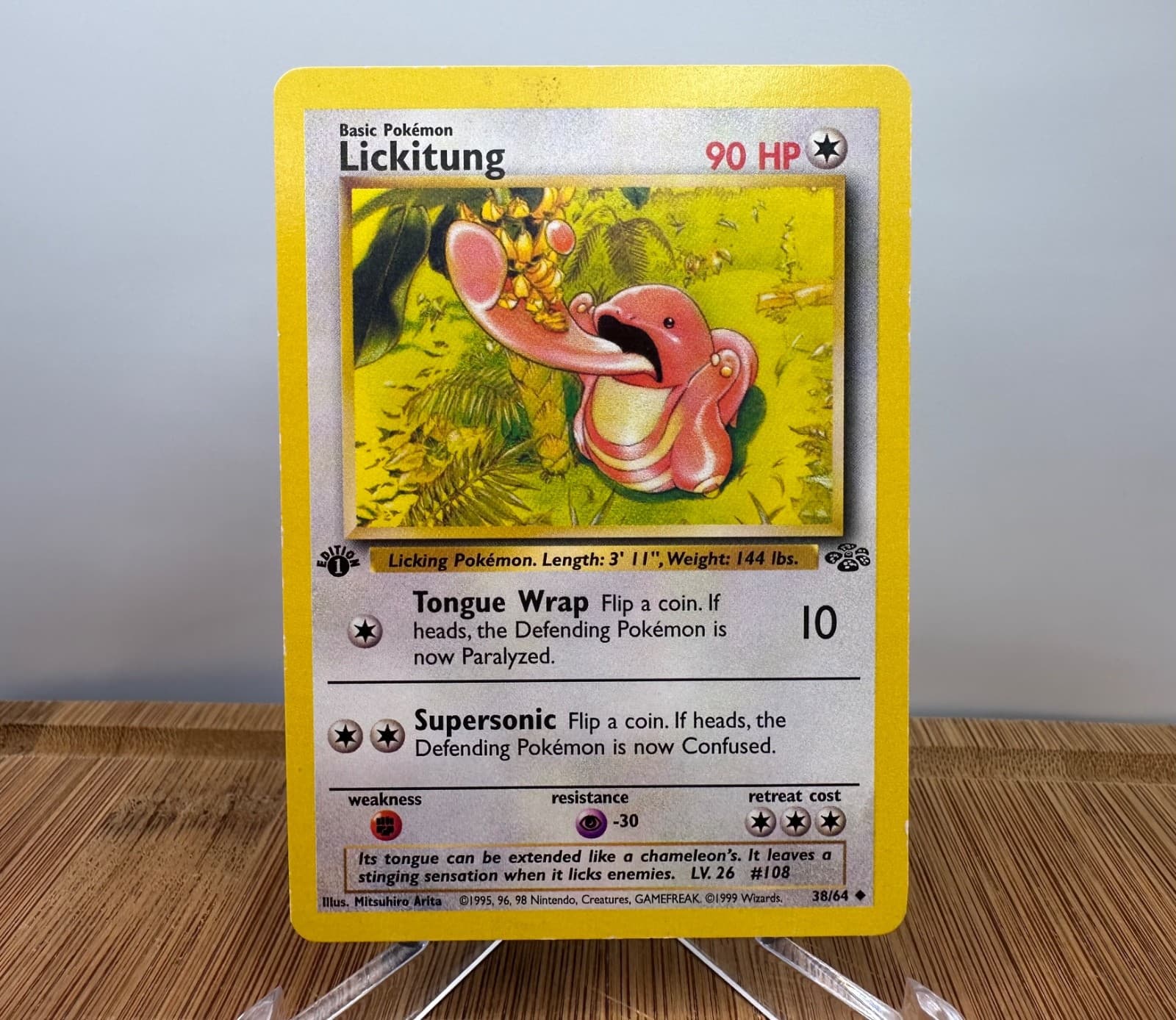 Lickitung trading card