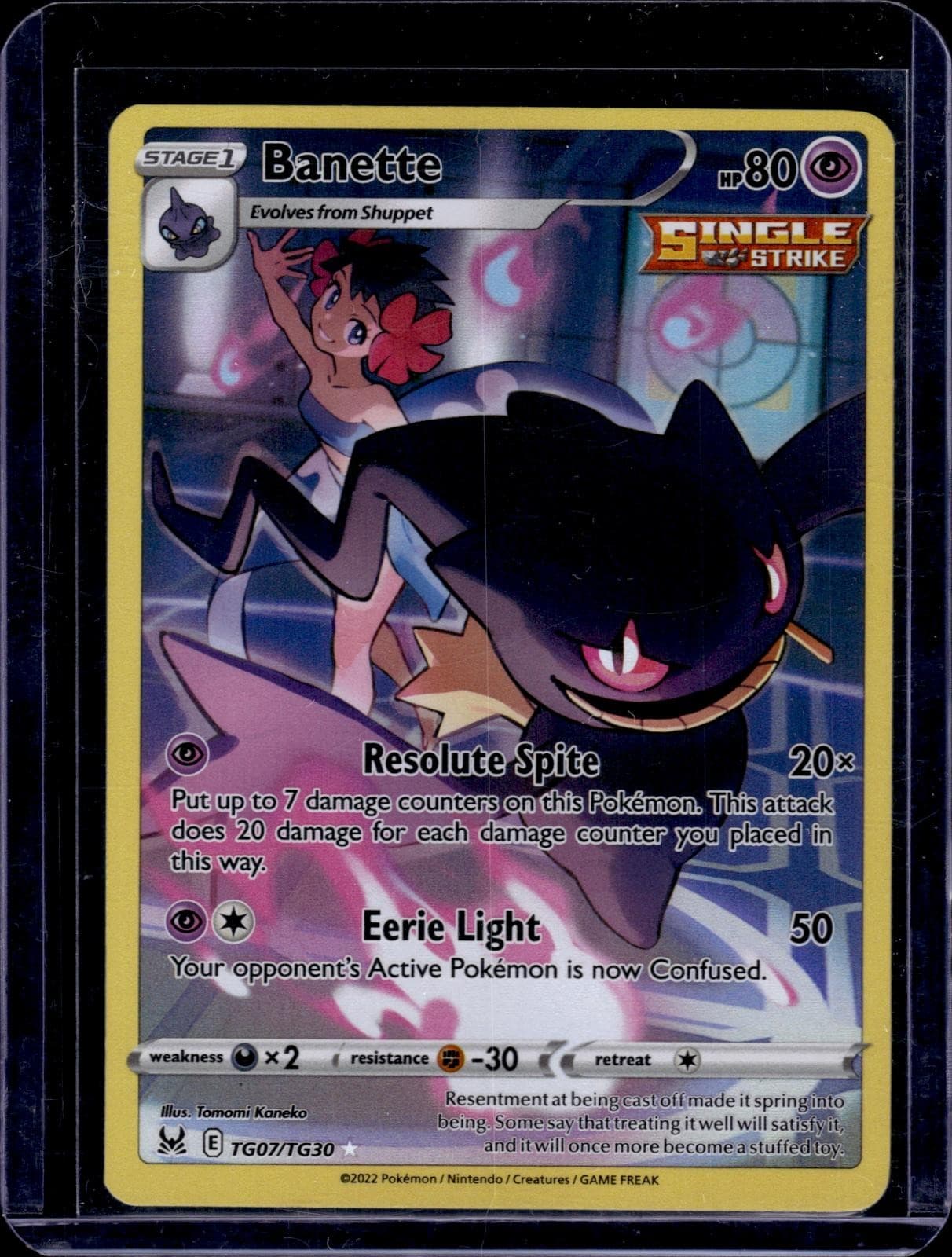 Banette trading card