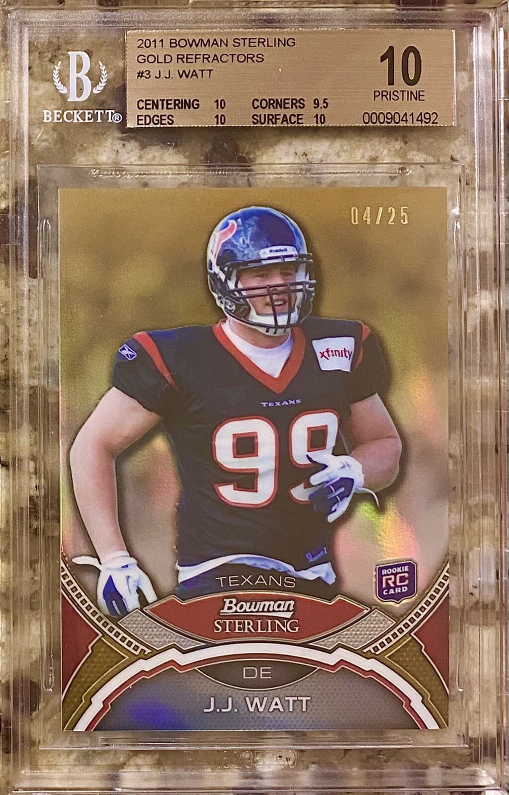 J.J. Watt trading card