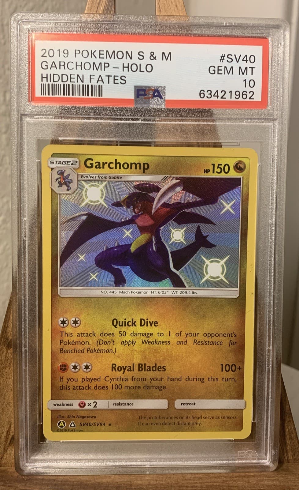 Garchomp trading card