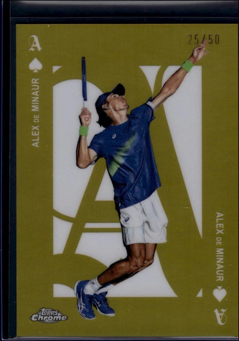 Alex de Minaur trading card