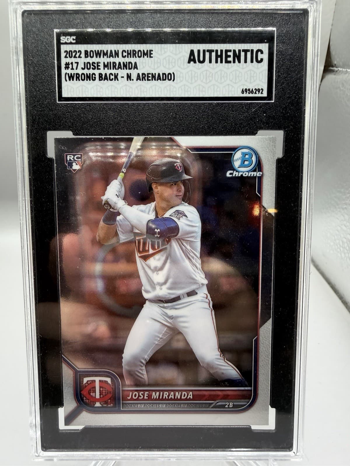 Jose Miranda 2022 bowman Bowman Chrome