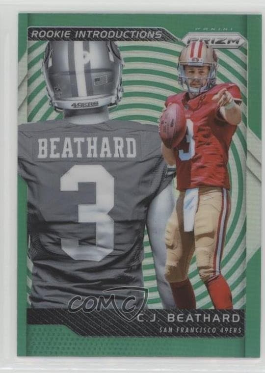 C.J. Beathard trading card