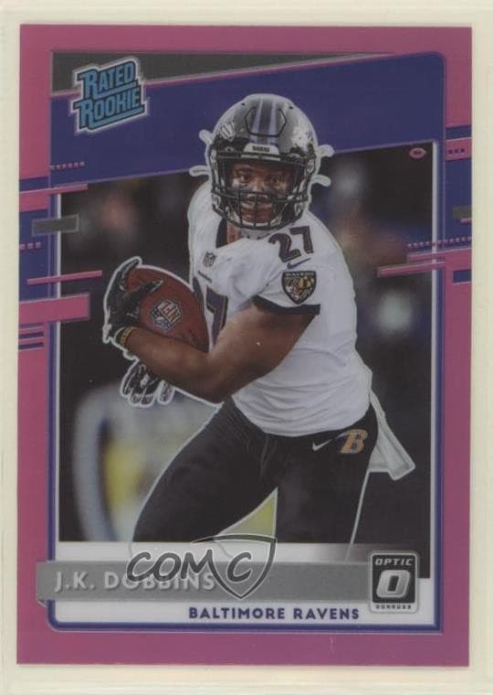 J.K. Dobbins 2020 panini Donruss