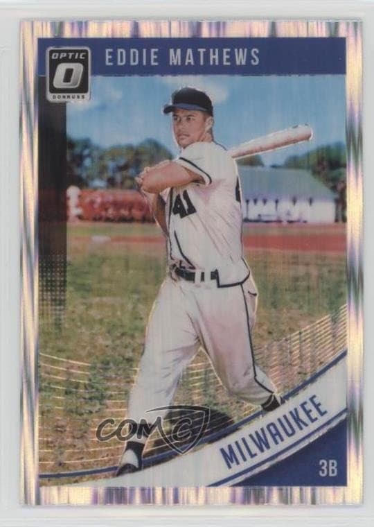Eddie Mathews 2018 panini Donruss Optic