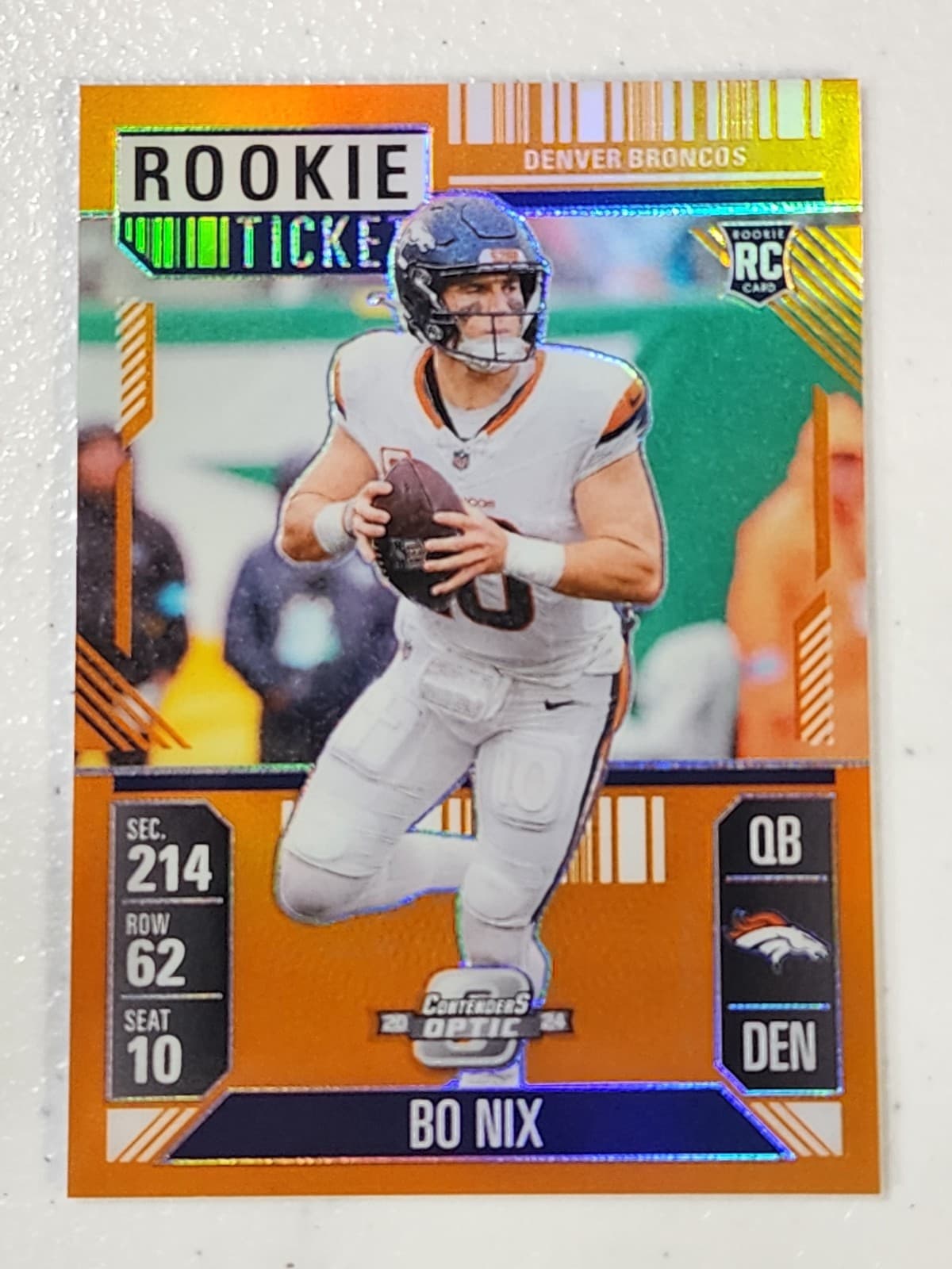 Bo Nix 2024 topps