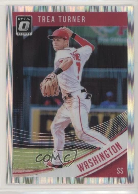 Trea Turner 2018 panini Donruss Optic