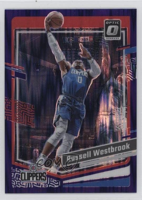 Russell Westbrook 2023 panini Donruss Optic