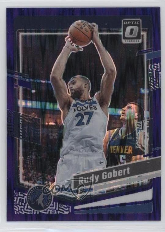 Rudy Gobert 2023 panini Donruss Optic