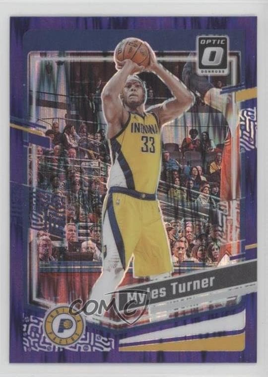 Myles Turner 2023 panini Donruss Optic