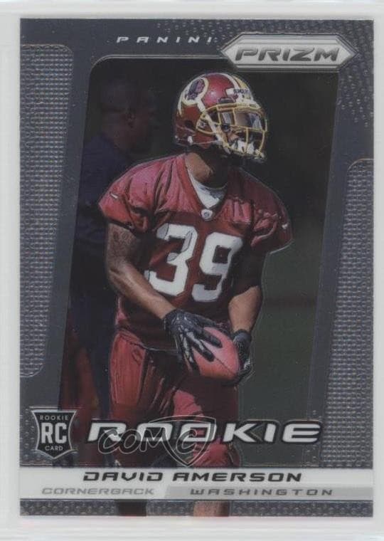 David Amerson trading card
