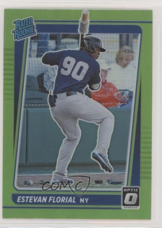 Estevan Florial trading card