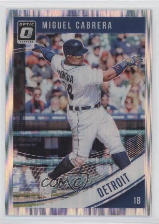 Miguel Cabrera 2018 panini Donruss Optic
