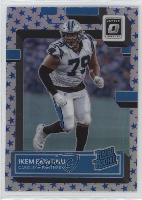 Ikem Ekwonu 2022 panini Donruss Optic