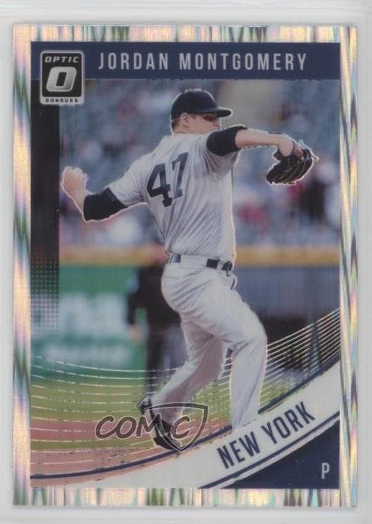 Jordan Montgomery 2018 panini Donruss Optic