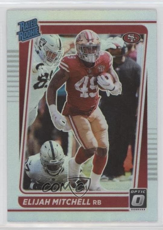 Eli Mitchell trading card