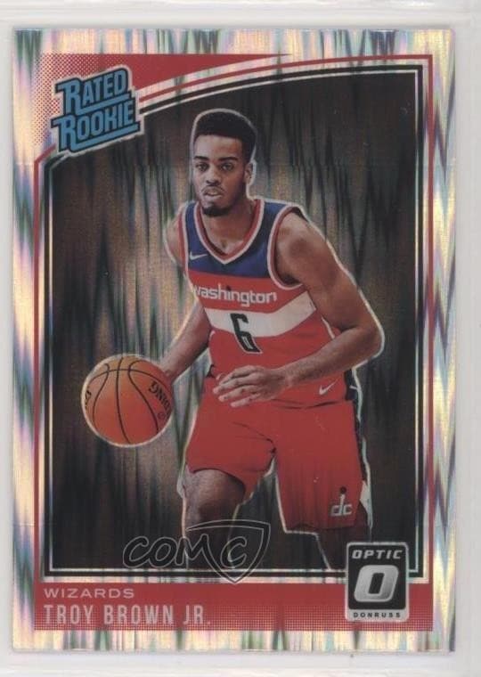 Troy Brown Jr trading card