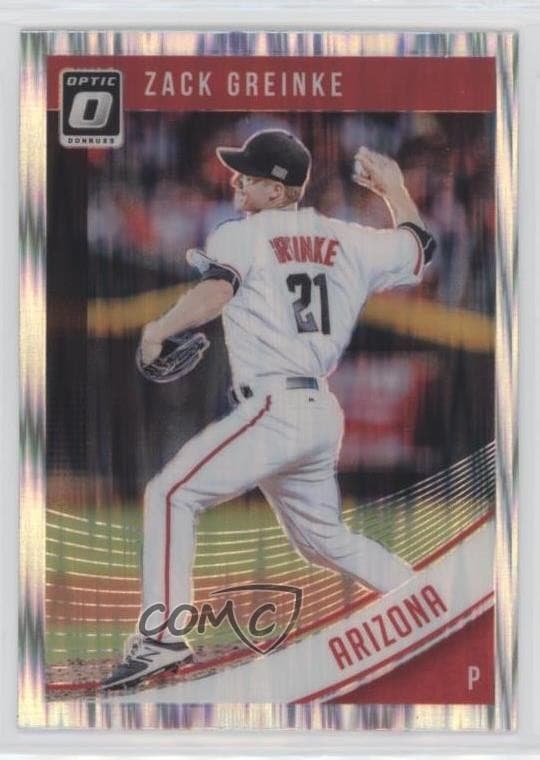 Zack Greinke 2018 panini Donruss Optic