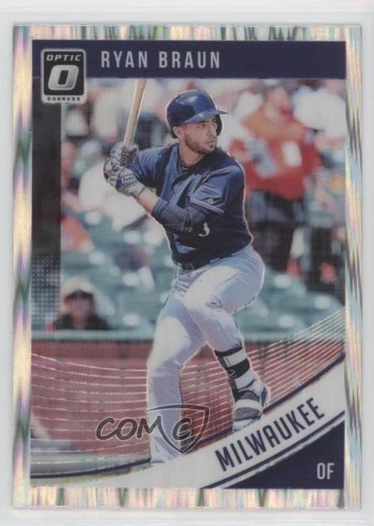 Ryan Braun 2018 panini Donruss Optic