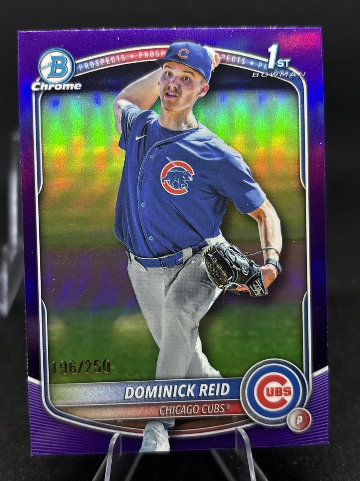 Dominick Reid trading card