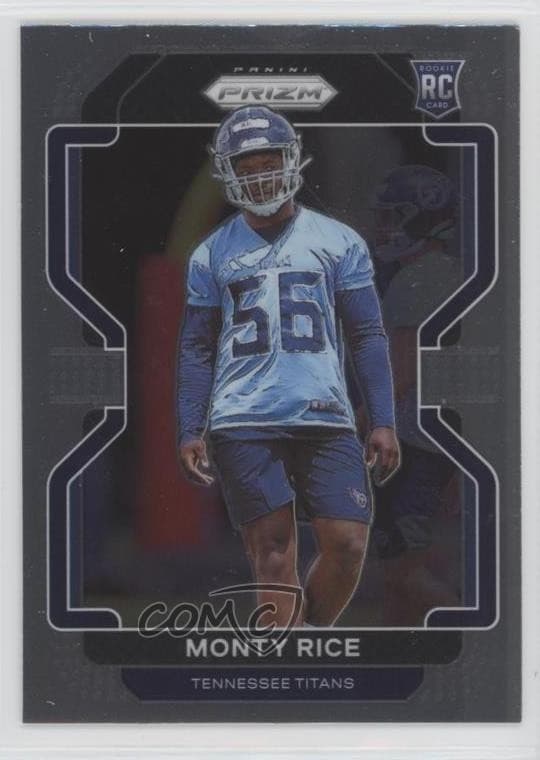 Monty Rice trading card