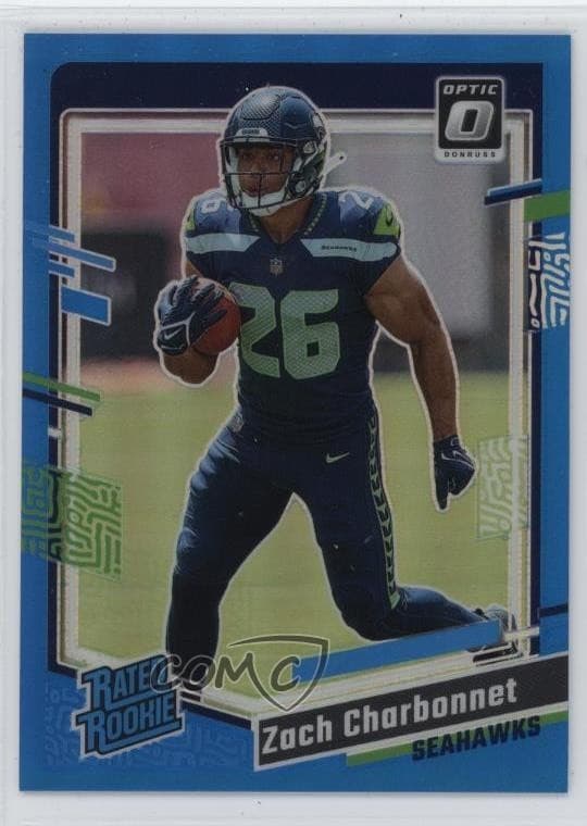 Zach Charbonnet 2023 panini Donruss Optic