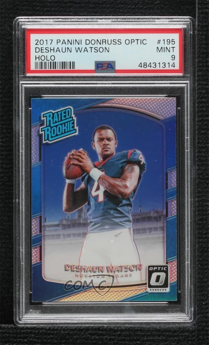 Deshaun Watson 2017 panini Donruss Optic