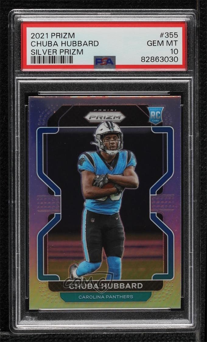 Chuba Hubbard 2021 panini