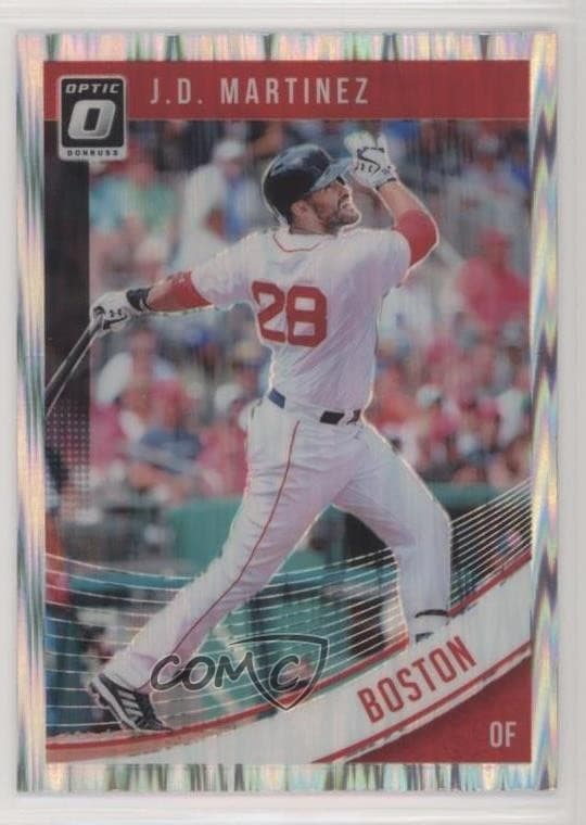 JD Martinez trading card