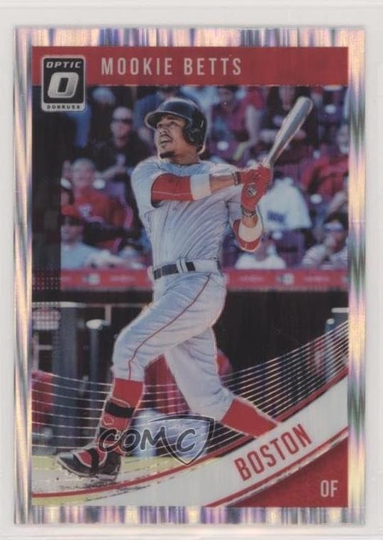 Mookie Betts 2018 panini Donruss Optic