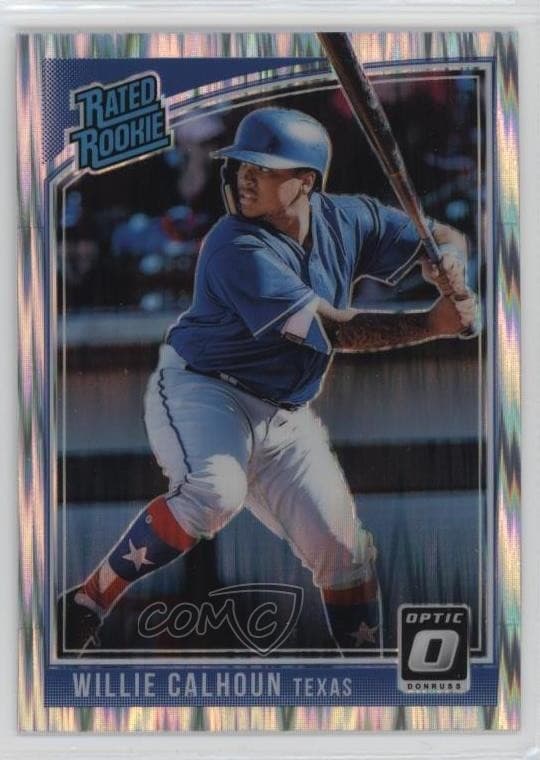 Willie Calhoun 2018 panini Donruss Optic
