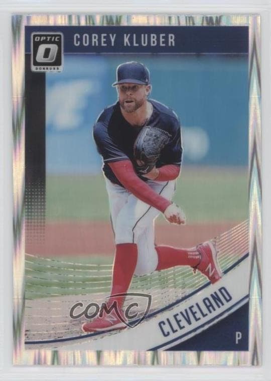 Corey Kluber 2018 panini Donruss Optic