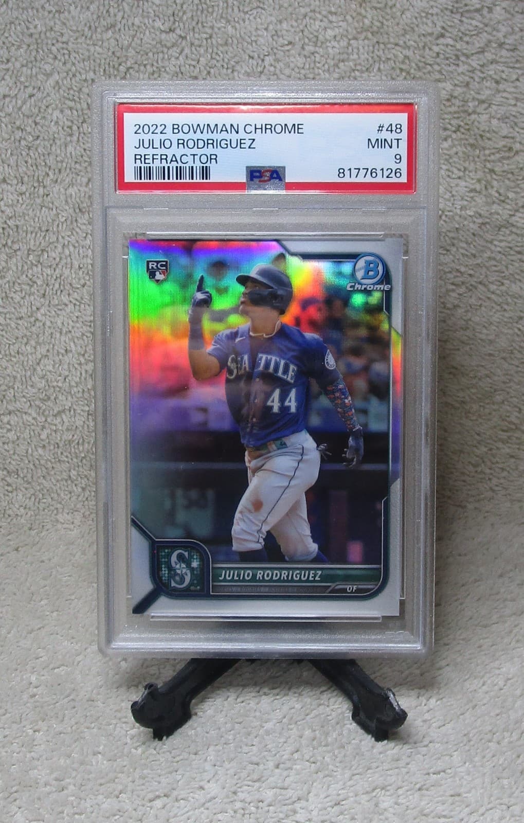 Julio Rodriguez trading card