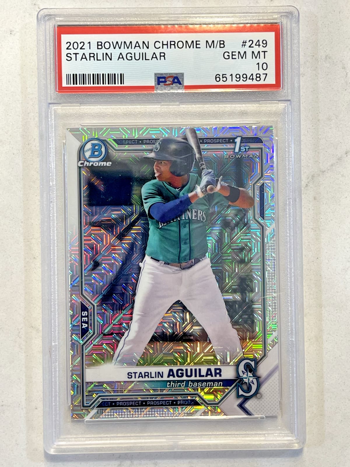 Trevor Larnach 2020 bowman Bowman Chrome