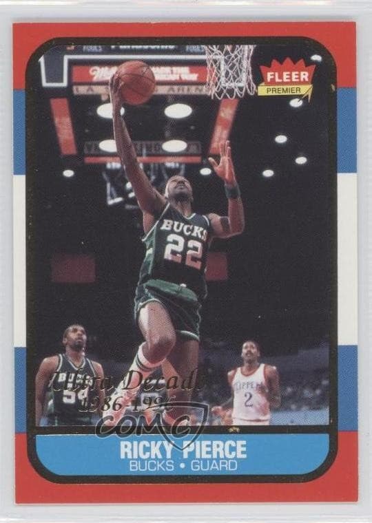 Ricky Pierce trading card