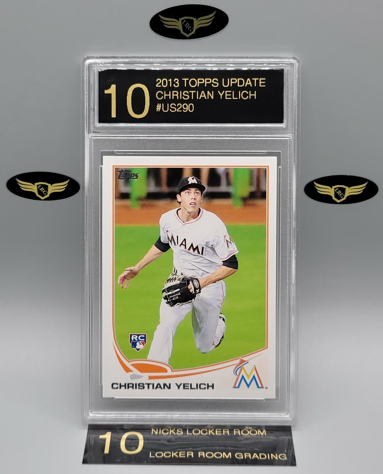 Christian Yelich trading card