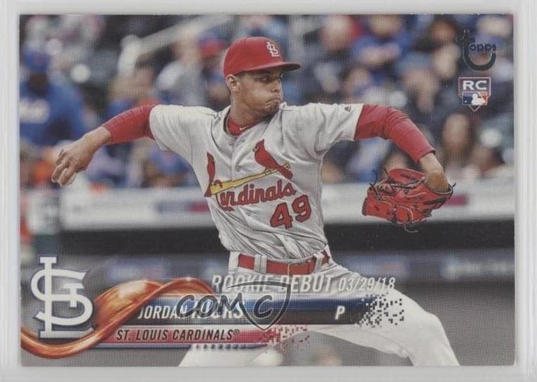 Jordan Hicks 2018 topps Topps Update