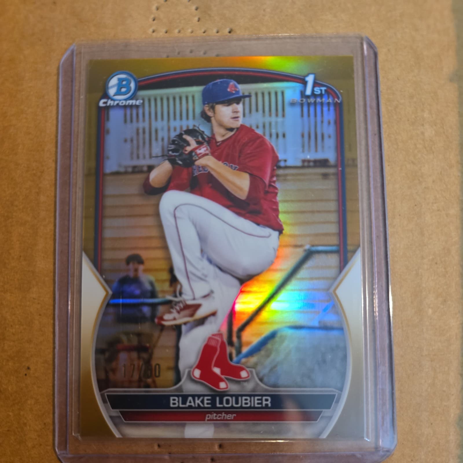 Blake Loubier trading card