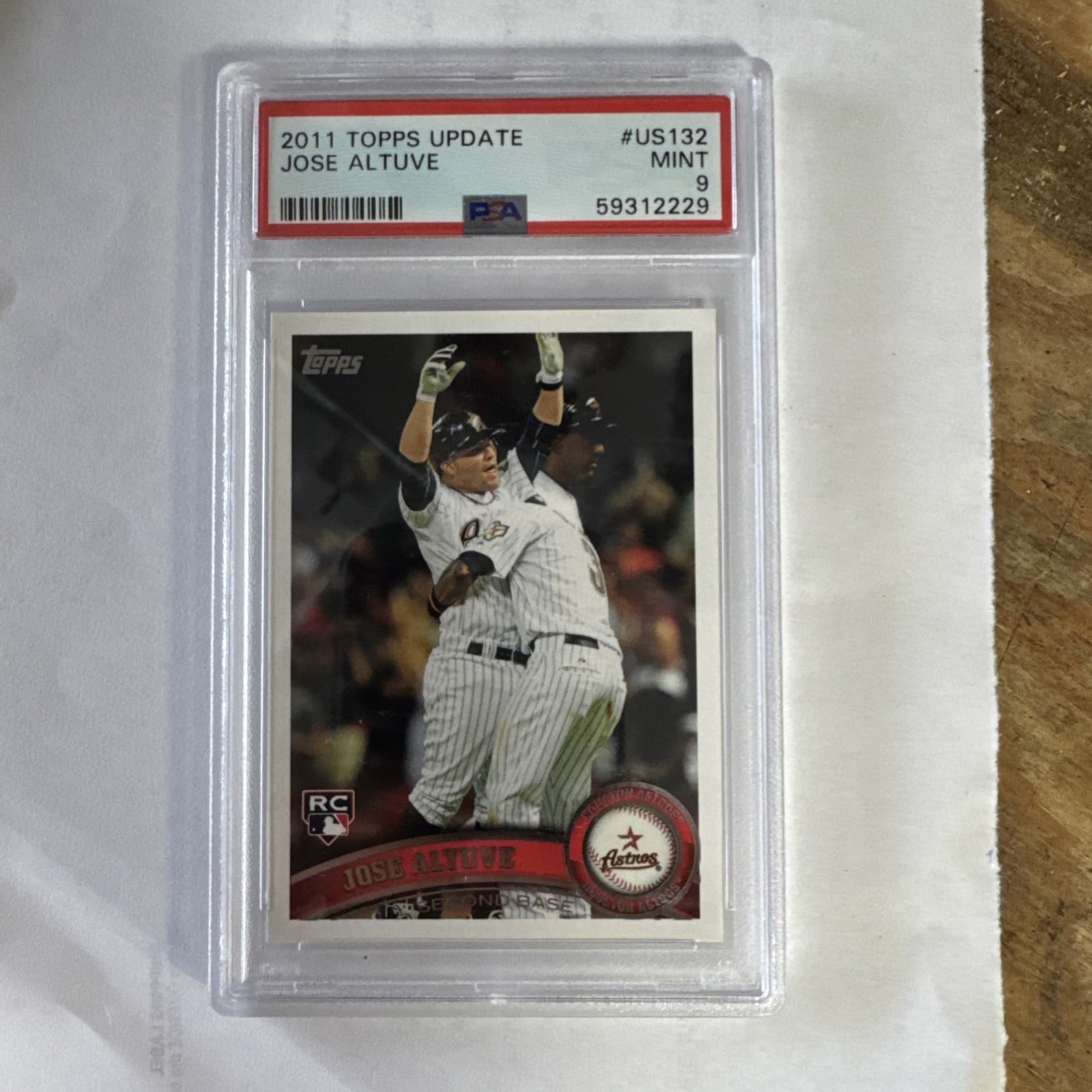 Jose Altuve 2011 topps Topps Update