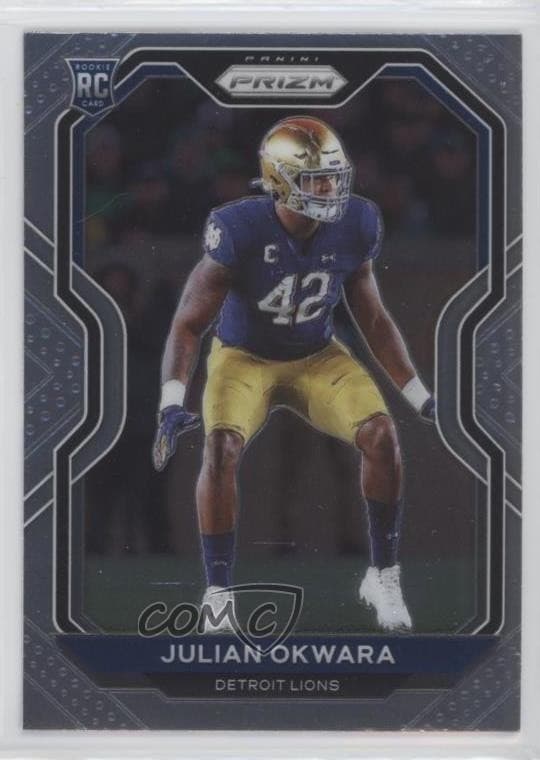 Julian Okwara trading card